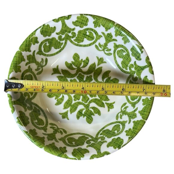 Four Pier 1 Imports Melamine 7.5” Royal Regal Trellis Cereal Bowls - Picture 13 of 13